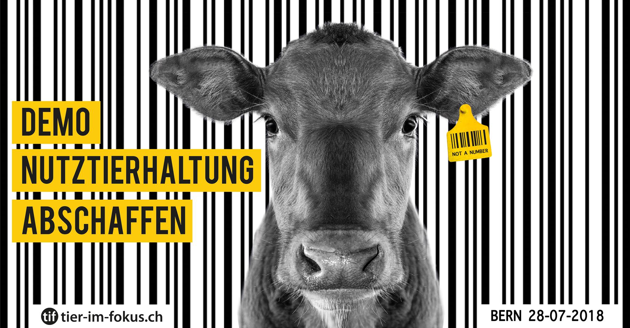 Demo Nutztierhaltung abschaffen Bern 2018