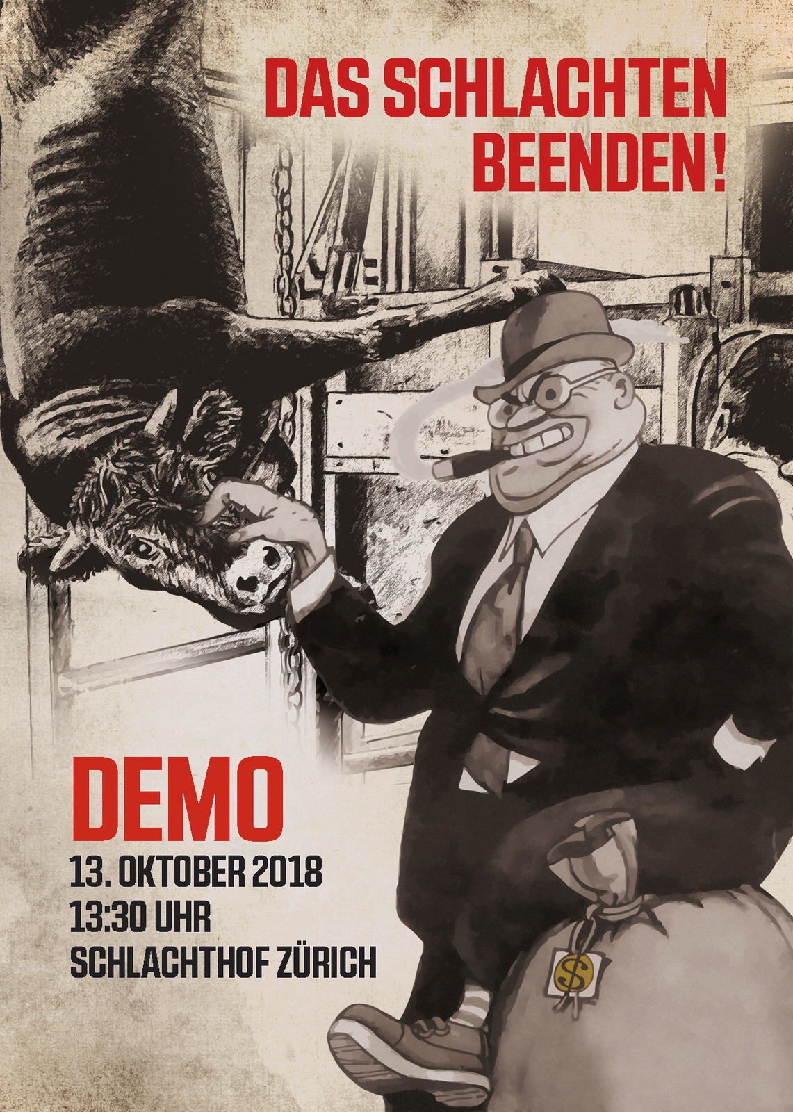 Schlachthof Demo Zürich 2018